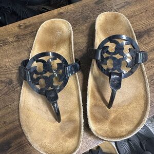 Tory Burch Black Textured Sole